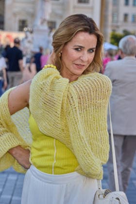 Bettina Cramer - Eroeffnung des Classic Open Air auf dem Gendarmenmarkt in Berlin am 09.07.2026. Classic Open Air 2026 *** Bettina Cramer: Opening of the Classic Open Air at the Gendarmenmarkt in Berlin on July 9, 2026 Classic Open Air 2026