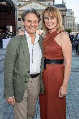 ABB CLASSIC- Wolfgang Bahro und Ehefrau Barbara Bahro zu Gast bei der Eroeffnung des Classic Open Air 2026 am Gendarmenmarkt in Berlin am 09.07.2026 Berlin Deutschland *** ABB CLASSIC: Wolfgang Bahro and his wife Barbara Bahro attend the opening of the Classic Open Air 2026 at the Gendarmenmarkt in Berlin on July 9, 2026, Berlin, Germany