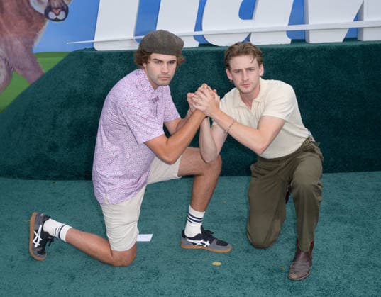The Hawk Premiere - Los Angeles, USA LOS ANGELES, USA. July 09, 2026: Mathias Ferrell & Magnus Ferrell at the premiere for The Hawk at the Directors Village in Westwood. Los Angeles CA USA  Copyright: xPaulxSmith Featureflashx