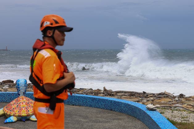 Typhoon Bavi sets to hit Taiwan after land, sea warnings issued HUALIEN CITY, TAIWAN – JULY 10: Violent waves batter the coast of Hualien City, as powerful Typhoon Bavi sets to hit the island, Hualien City, Taiwan, on July 10, 2026. People residing in flood-prone and low-lying areas across the island have been ordered to evacuate or take shelter as Typhoon Bavi is set to strike Taiwan with powerful winds and torrential rains, disrupting flights, school and work in several cities. The typhoon is expected to move toward China in the coming days. Daniel Ceng Anadolu Hualien Taiwan. Editorial use only. Please get in touch for any other usage.  Copyright: x2026xAnadoluxDanielxCengx
