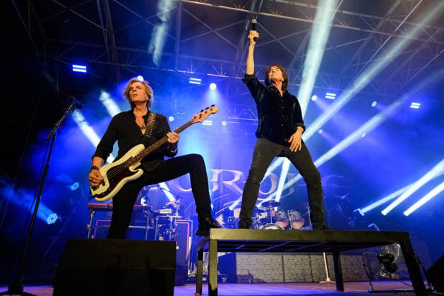 July 9, 2026, Forte Dei Marmi, Lucca, Italy: The rock band Europe performs in concert on the stage of the Villa Bertelli Festival with their Tour 2025 , Forte dei Marmi, 09 07 2026 Forte Dei Marmi Italy  - ZUMAa289 20260709_zia_a289_366 Copyright: xStefanoxDallexLuchex xAgfx