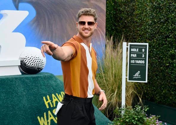 Cast member Body Ray attends the premiere of the Netflix sport comedy TV series The Hawk at the Directors Village in the Westwood section of Los Angeles on Thursday, July 9, 2026. Storyline Follows Lonnie Hawkins, 2004 s top golfer, as he struggles to recapture his magic late in his career, refusing to believe he s anything other than one stroke away from golf s greatest comeback.  LAP2026070951 JIMxRUYMEN
