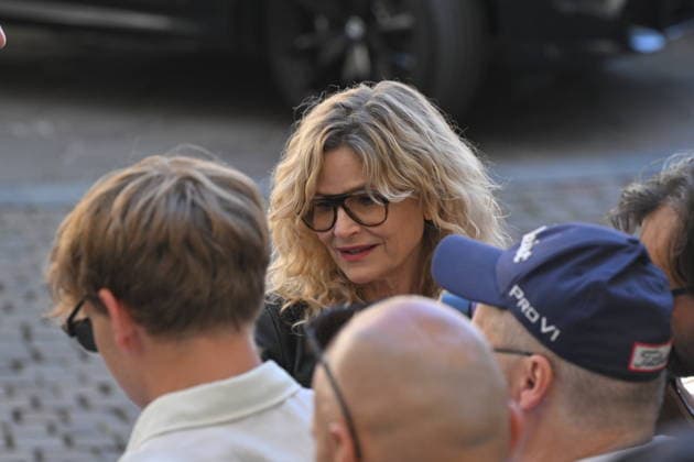 The 60th Karlovy Vary International Film Festival continued on July 10, 2026, in Karlovy Vary, Czech Republic. American actress and director Kyra Sedgwick arrives at the festival. (CTKxPhoto SlavomirxKubes) CTKPhotoP2026071003126  CTKPhotoP2026071003126