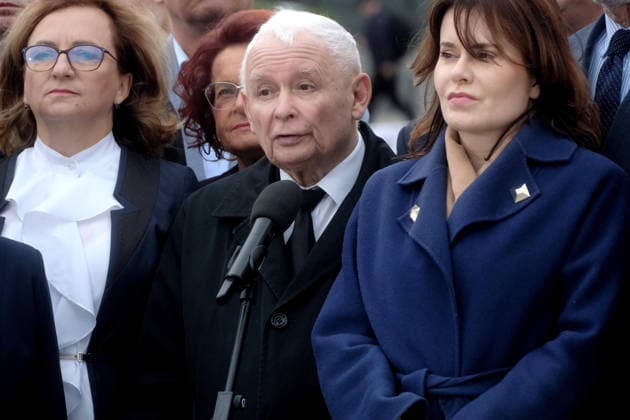 RECORD DATE NOT STATED Warszawa Plac Pilsudskiego 10.07.2026 195. miesiecznica katastrofy smolenskiej - Warsaw - Smolensk plane crash 195th monthy anniversary N Z Jaroslaw Kaczynski FOT. TEDI NEWSPIX.PL NEWSPIX.PL --- newspix.pl 