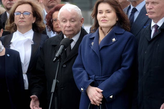 RECORD DATE NOT STATED Warszawa Plac Pilsudskiego 10.07.2026 195. miesiecznica katastrofy smolenskiej - Warsaw - Smolensk plane crash 195th monthy anniversary N Z Jaroslaw Kaczynski FOT. TEDI NEWSPIX.PL NEWSPIX.PL --- newspix.pl 
