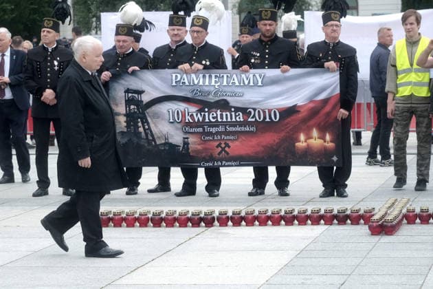 RECORD DATE NOT STATED Warszawa Plac Pilsudskiego 10.07.2026 195. miesiecznica katastrofy smolenskiej - Warsaw - Smolensk plane crash 195th monthy anniversary N Z Jaroslaw Kaczynski FOT. TEDI NEWSPIX.PL NEWSPIX.PL --- newspix.pl 