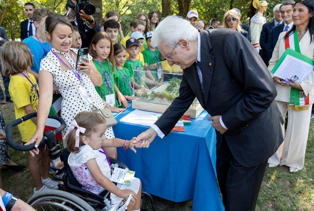 July 10, 2026, Seveso, Rome, Italy: President Sergio Mattarella during the commemoration on the occasion of the 50th anniversary of the industrial accident at ICMESA (Industrie Chimiche Meda SocietÃ¢oeoÂ¡ Azionaria), Seveso, 10 07 2026 Seveso Italy  - ZUMAa289 20260710_zia_a289_006 Copyright: xPaoloxGiandottix xAgfx