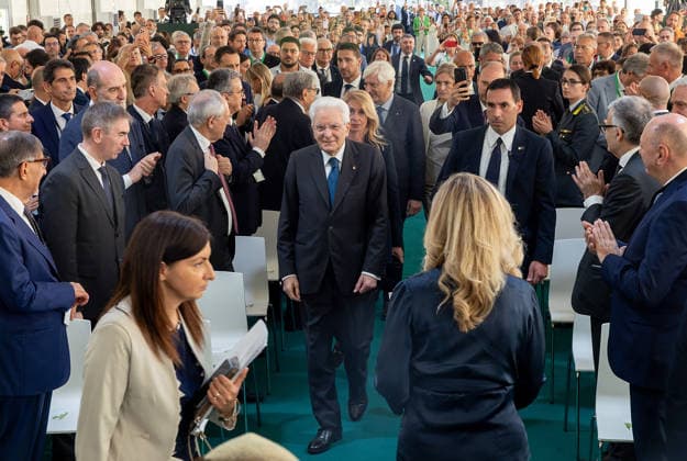 July 10, 2026, Seveso, Rome, Italy: President Sergio Mattarella during the commemoration on the occasion of the 50th anniversary of the industrial accident at ICMESA (Industrie Chimiche Meda SocietÃ¢oeoÂ¡ Azionaria), Seveso, 10 07 2026 Seveso Italy  - ZUMAa289 20260710_zia_a289_012 Copyright: xPaoloxGiandottix xAgfx