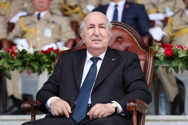 RECORD DATE NOT STATED Abdelmadjid Tebboune At Academy Graduation - Cherchell Algerian President Abdelmadjid Tebboune attends the 2026 graduation ceremony at the Houari-Boumediene Military Academy in Cherchell, Algeria on July 9, 2026, named after the late President Liamine Zeroual. Photo by Presidence Algreienne via APP ABACAPRESS.COM Cherchell Algeria  Copyright: xAPP ABACAx