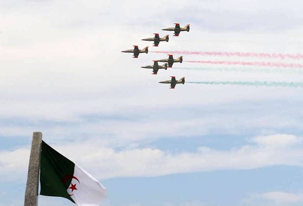 RECORD DATE NOT STATED Military Parade At Academy Graduation - Cherchell A military parade takes place during the 2026 graduation ceremony at the Houari-Boumediene Military Academy in Cherchell, Algeria on July 9, 2026, named after the late President Liamine Zeroual. Photo by Presidence Algreienne via APP ABACAPRESS.COM Cherchell Algeria  Copyright: xAPP ABACAx