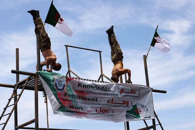 RECORD DATE NOT STATED Military Parade At Academy Graduation - Cherchell A military parade takes place during the 2026 graduation ceremony at the Houari-Boumediene Military Academy in Cherchell, Algeria on July 9, 2026, named after the late President Liamine Zeroual. Photo by Presidence Algreienne via APP ABACAPRESS.COM Cherchell Algeria  Copyright: xAPP ABACAx