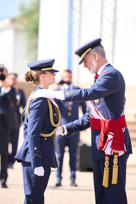 July 10, 2026, San Javier, Murcia, Spain: King Felipe VI of Spain, Crown Princess Leonor attends the Presentation of Royal Employment Appointments at the General Academy of Air and Space at General Academy of Air and Space on July 10, 2026 in San Javier, Spain .The Princess of Asturias has completed her military training at San Javier, having served in all three branches of the armed forces. This three-year training programme has prepared her to become the first woman to hold supreme command of the Armed Forces when she ascends to the throne. San Javier Spain  - ZUMAg15_ 20260710_zaf_g15_060 Copyright: xJackxAbuinx