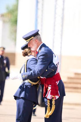 July 10, 2026, San Javier, Murcia, Spain: King Felipe VI of Spain, Crown Princess Leonor attends the Presentation of Royal Employment Appointments at the General Academy of Air and Space at General Academy of Air and Space on July 10, 2026 in San Javier, Spain .The Princess of Asturias has completed her military training at San Javier, having served in all three branches of the armed forces. This three-year training programme has prepared her to become the first woman to hold supreme command of the Armed Forces when she ascends to the throne. San Javier Spain  - ZUMAg15_ 20260710_zaf_g15_063 Copyright: xJackxAbuinx