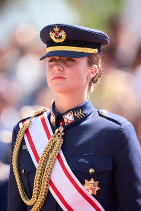 10-07-2026 Murcia Princess Leonor during the presentation of the royal commissions at the general air and space academy at Santiago de la Ribera in Murcia. No Spain Â  Copyright: xPPEx