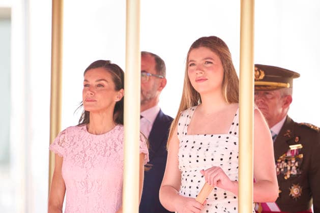 July 10, 2026, San Javier, Murcia, Spain: Queen Letizia of Spain, Princess Sofia attends the Presentation of Royal Employment Appointments at the General Academy of Air and Space at General Academy of Air and Space on July 10, 2026 in San Javier, Spain .The Princess of Asturias has completed her military training at San Javier, having served in all three branches of the armed forces. This three-year training programme has prepared her to become the first woman to hold supreme command of the Armed Forces when she ascends to the throne. San Javier Spain  - ZUMAg15_ 20260710_zaf_g15_093 Copyright: xJackxAbuinx