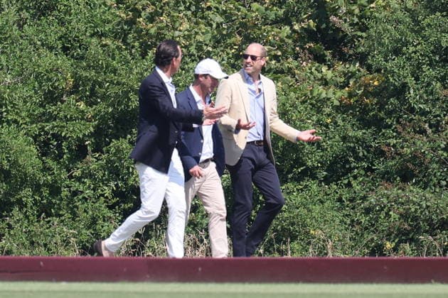 . 10 07 2026. Windsor United Kingdom. Prince William and Kate Middleton, the Prince and Princess of Wales, at a charity polo match at Guards Polo Club in Windsor, United Kingdom.  xStephenxLockx xi-Imagesx IIM-26898-0005