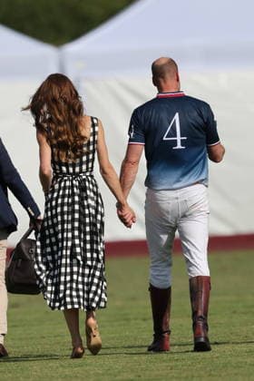 . 10 07 2026. Windsor United Kingdom. Prince William and Kate Middleton, the Prince and Princess of Wales, at a charity polo match at Guards Polo Club in Windsor, United Kingdom.  xStephenxLockx xi-Imagesx IIM-26898-0040