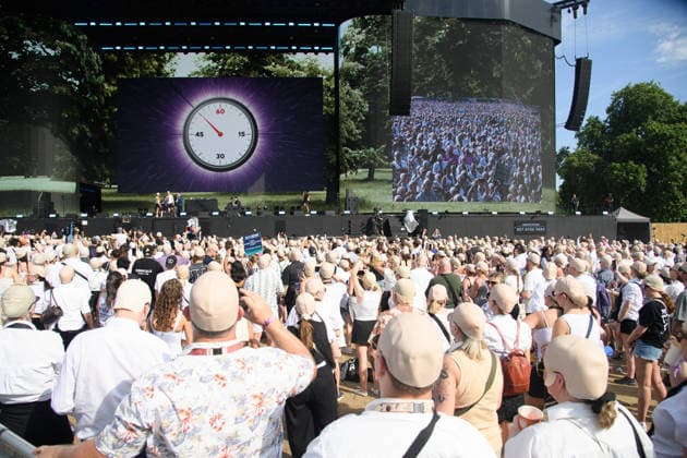 Bald Cap World Record Attempt at BST Hyde Park, London, UK - Fri 10 Jul 2026 Crowd members wear bald caps as part of a World Record Attempt for the largest gathering of people wearing bald caps (to look like American artist Pitbull) BST Hyde Park Festival in Hyde Park in London, England, UK on Friday 10 July 2026., Credit:Justin Ng Avalon UK, England, London, Hyde Park  Copyright: xJustinxNgx xAvalonx 1115748669