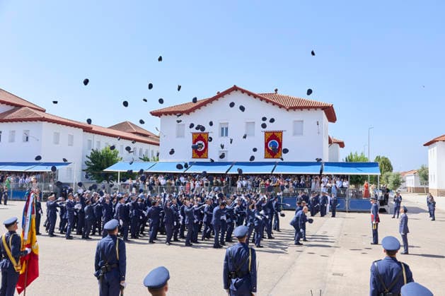 July 10, 2026, Murcia, Murcia, Spain: CROWN PRINCESS LEONOR of Spain, KING FELIPE VI of Spain, QUEEN LETIZIA of Spain and PRINCESS SOFIA of Spain attend the delivery of Royal Employment Offices at the General Academy of Air and Space Murcia Spain  - ZUMAc260 20260710_zep_c260_055 Copyright: xMikexChicorrox