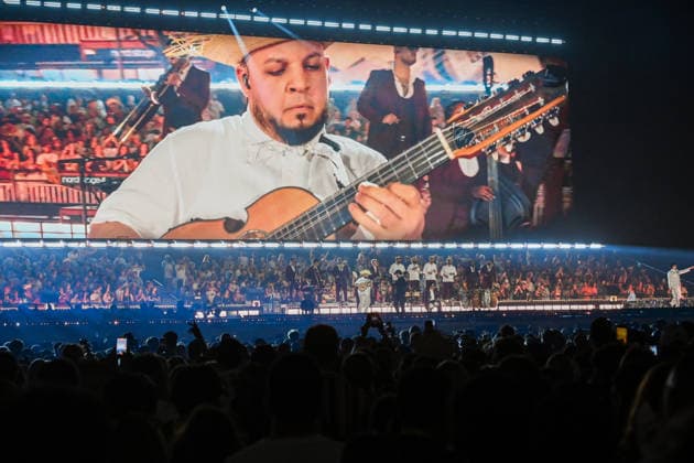 STOCKHOLM , SVERIGE 20260710 Bad Bunnys uppträder pa Strawberry Arena pa fredagen, den första av tva konserter i Stockholm. STOCKHOLM SVERIGE x62610x *** STOCKHOLM, SWEDEN 20260710 Bad Bunny will perform at Strawberry Arena on Friday, the first of two concerts in Stockholm STOCKHOLM, SWEDEN x62610x  Copyright: xAnnaxHallams TTx BAD BUNNY KONSERT STOCKHOLM Vu5atc8Q5Gw