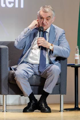 10.07.2026. Neuss. Herbert Reul, NRW-Innenminister bei der sechsten Auflage einer Podiumsdiskussion der Fachtagung des Gemeinsamen Terrorismusabwehrzentrums Nordrhein-Westfalen (GTAZ NRW). Neuss LAFP Bildungszentrum Nordrhein-Westfalen Deutschland *** July 10, 2026, Neuss: Herbert Reul, Minister of the Interior of North Rhine-Westphalia, at the sixth edition of a panel discussion during the symposium of the Joint Counterterrorism Center of North Rhine-Westphalia (GTAZ NRW) in Neuss, LAFP Training Center of North Rhine-Westphalia, Germany