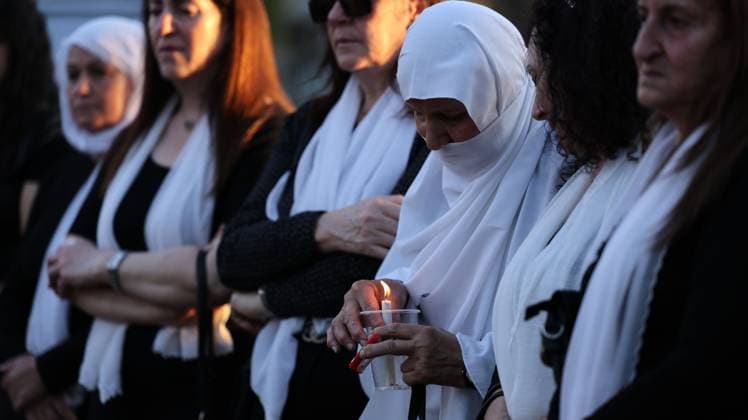 Candlelight Vigil Held in Sweida for Members of the Saraya Family SWEIDA, SYRIA JULY 10, 2026: Residents gather in Al Saraya Square (formerly Tishreen Square) in the southern Syrian city of Sweida to light candles in memory of members of the Saraya family who were killed during the deadly violence that took place in the province in mid-July. Following the vigil, participants walked to the family s home to pay their respects. According to relatives and local sources, several members of the Saraya family were among those killed after being detained during clashes involving Syrian interim authority forces and tribal fighters. Al Sweida Syrian Arab Republic Copyright: x xShadixAlxDubaisix xJNAxPressx
