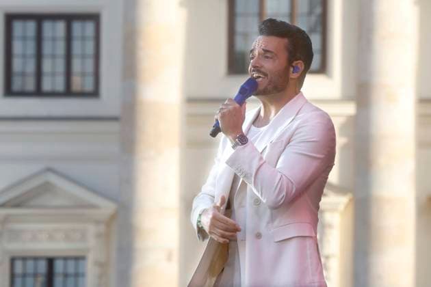 10.07.2026, Giovanni Zarrella, Sänger im Konzert bei Classic open Air 2026, in Berlin, Gendarmenmarkt, Berlin Deutschland, Germany *** July 10, 2026, Giovanni Zarrella, singer performing at Classic Open Air 2026, in Berlin, Gendarmenmarkt, Berlin, Germany