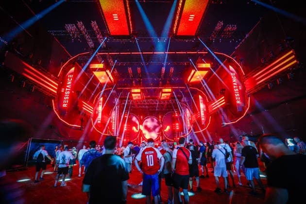 Split, 10.07.2026 - Ultra Europe festival Croatia, Split, 100726. The 12th edition of the Ultra Europe festival, which takes place from 10 to 12 July in the Youth Park. In the photo: festival visitors. Photo: Nikola Brboleza CROPIX Split CROATIA Copyright: xxNikolaxBrbolezax ultra_europe132-100726