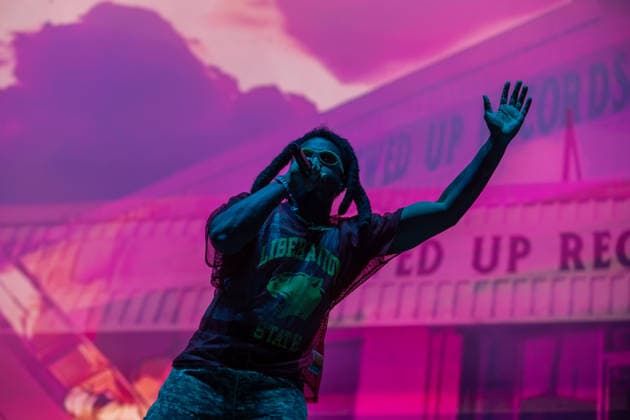 Pohoda Festival 2026 at Airport Trencin, Slovakia - 10 Jul 2026 American rapper Denzel Curry performs live on the stage during the Pohoda Festival 2026 at Airport Trencin. Pohoda festival the biggest open-air summer music festival in Slovakia, celebrates 30th anniversary. Trencin Slovakia Copyright: xTomasxTkacikx xSOPAxImagesx 20260710-Pohoda-day3-23