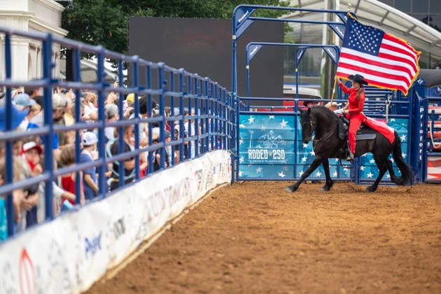 July 10, 2026, Washington, District Of Columbia, USA: Rodeo 250 brought the spirit of the American West to the National Mall in Washington, D.C., on Friday, July 10, during the final day of the Freedom 250 Great American State Fair. The event featured thrilling rodeo demonstrations showcasing the traditions, skills, and heritage of the American West as part of the nationwide celebration leading up to America s 250th anniversary. The Great American State Fair ran for 16 days, from June 25 through July 10, drawing visitors from across the country to celebrate America s history, culture, and traditions. Washington USA  - ZUMAkh2_ 20260710_znp_kh2_006 Copyright: xAlixKhalighx