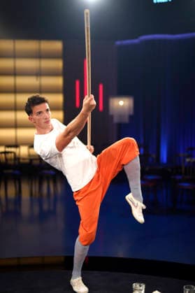 Sascha Wenk Shaolin Kid bei der Aufzeichnung der WDR-Talkshow Kölner Treff im WDR Studio BS 3. Köln, 10.07.2026 *** Sascha Wenk, Shaolin Kid, during the taping of the WDR talk show Kölner Treff at WDR Studio BS 3 in Cologne, July 10, 2026 Foto:xC.xAdolph xFuturexImagex koelner_treff1007_6787