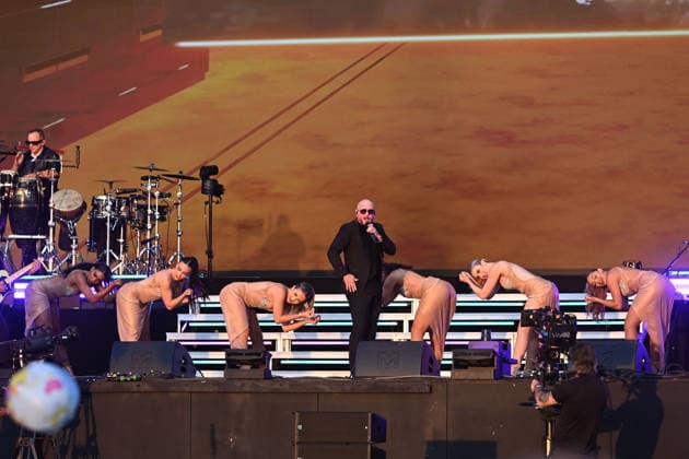 Pitbull performing at British Summertime in London LONDON, ENGLAND - JULY 10: Pitbull performing at British Summertime, Hyde Park on July 10, 2026 in London, England. CAP MAR MAR Great Britain UK Copyright: xMartinxHarris CapitalxPicturesx