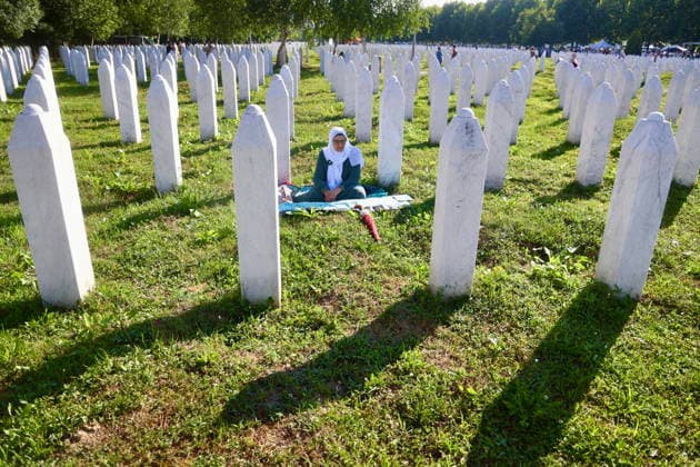 BiH, Srebrenica, 110726. Potocari on the eve of the burial of 10 victims of the genocide in Srebrenica. Photo: Antonio Balic CROPIX Copyright: xxAntonioxBalicx pokop_potocari8-100726