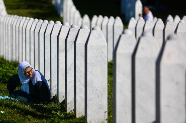 BiH, Srebrenica, 110726. Potocari on the eve of the burial of 10 victims of the genocide in Srebrenica. Photo: Antonio Balic CROPIX Copyright: xxAntonioxBalicx pokop_potocari13-100726