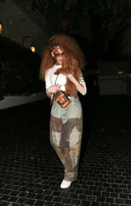 Winnie Harlow walks her dog Roux, Los Angeles, USA, 10 July 2026 Winnie Harlow takes her dog Roux for an evening walk to escape the heat, Los Angeles, USA, 10 July 2026., Credit:MHD Avalon  Copyright: xMHDx xAvalonx 1115904755
