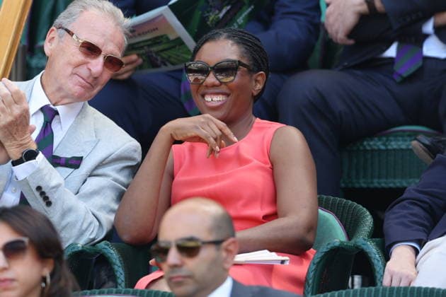 . 11 07 2026. London, United Kingdom. Kemi Badenoch in the Royal Box on day thirteen of the Wimbledon Tennis Championships in London.  xStephenxLockx xi-Imagesx IIM-26899-0040