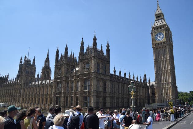 July 11, 2026, London, England, United Kingdom: General view of the Houses of Parliament and Big Ben as the heatwave continues in the UK. London United Kingdom - ZUMAv130 20260711_zip_v130_024 Copyright: xVukxValcicx