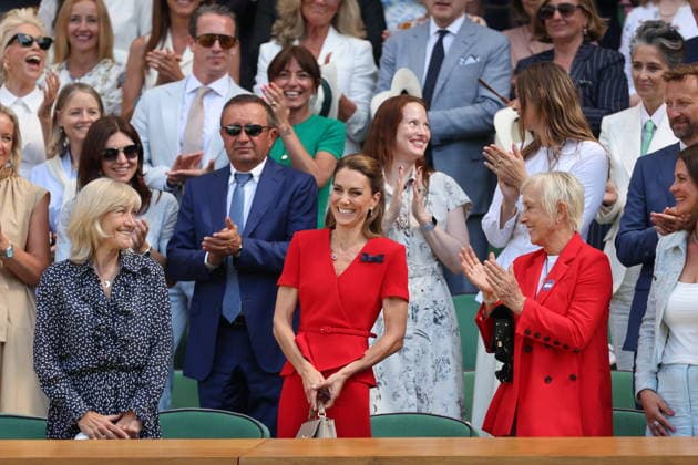 . 11 07 2026. London, United Kingdom. Kate Middleton, the Princess of Wales , in the Royal Box for the Ladies Singles Final , on day thirteen of the Wimbledon Tennis Championships in London.  xStephenxLockx xi-Imagesx IIM-26899-0066