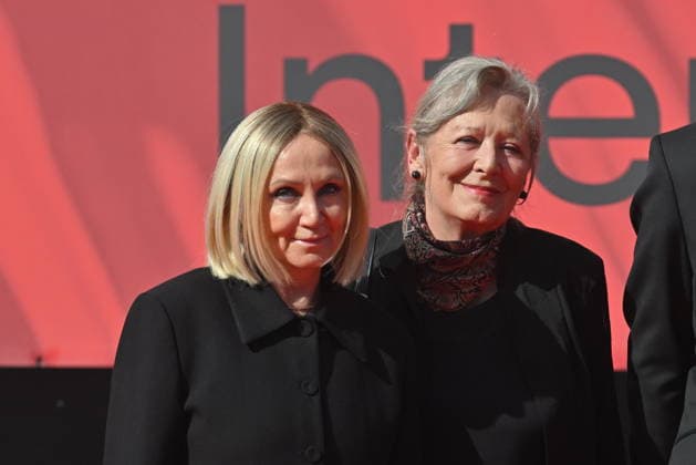 The final day of the 60th Karlovy Vary International Film Festival, on July 11, 2026. From left Czech singer Barbora (Bara) Basikova and documentary filmmaker Helena Trestikova. (CTKxPhoto SlavomirxKubes) CTKPhotoP2026071103653  CTKPhotoP2026071103653
