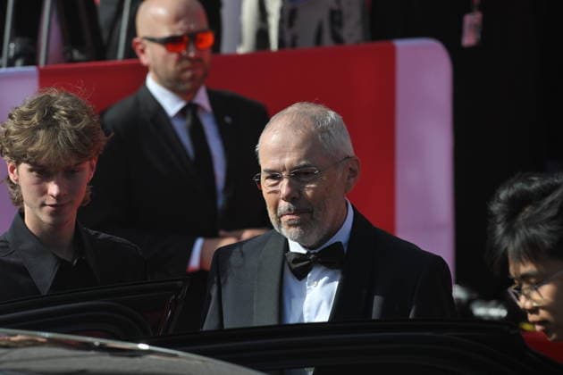 The final day of the 60th Karlovy Vary International Film Festival, on July 11, 2026. Moderator Marek Eben. (CTKxPhoto SlavomirxKubes) CTKPhotoP2026071103749  CTKPhotoP2026071103749