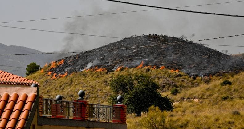 A view of a burnt area affected by wildfires in Bedar and Los Gallardos, near Almeria, Spain, Saturday, July 11, 2026 Vista de una zona quemada afectada por incendios forestales en Bedar y Los Gallardos, cerca de Almería, Espana, sábado 11 de julio de 2026 900 LOF Cordon Press Cordon Press  LOF - Spain Wildfire