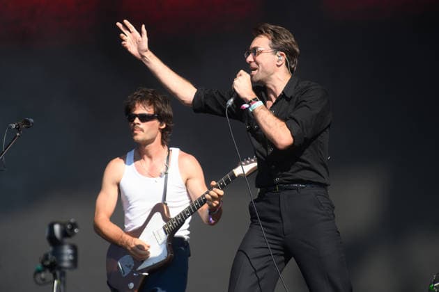 The Vaccines Perform at BST Hyde Park, London, UK - Sat 11 Jul 2026 Guitarist Timothy Lanham and lead singer Justin Hayward-Young of English indie rock band The Vaccines performs on the Great Oak Stage at BST Hyde Park Festival in Hyde Park in London, England, UK on Saturday 11 July 2026., Credit:Justin Ng Avalon UK, England, London, Hyde Park  Copyright: xJustinxNgx xAvalonx 1115985525