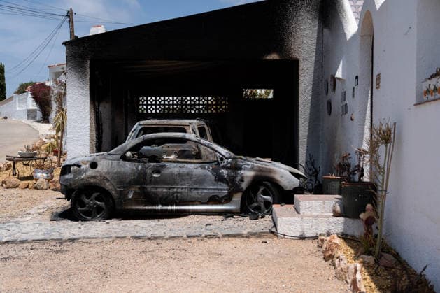 At least 12 dead in Los Gallardos wildfire in Almería, southern Spain - 11 Jul 2026 Two burned-out cars at the El Pinar residential development in Los Gallardos following the wildfire. The Los Gallardos wildfire in Almería, Spain, has left 12 people dead, 7 people missing, and more than 6,000 hectares burned. On the ground, around 540 personnel deployed by the Spanish Government are involved in the response, including members of the Civil Guard, Civil Protection, and the Military Emergency Unit (UME). Los Gallardos Spain Copyright: xFrancisxGonzalezx xSOPAxImagesx INCENDIO-ALMERIA-20260711-FRANCIS-087