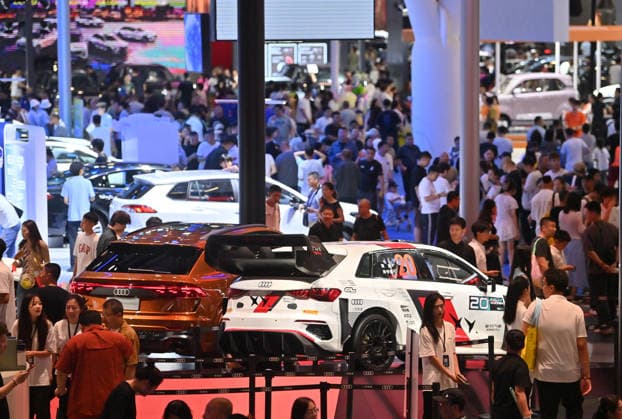 CHANGCHUN, CHINA - JULY 11: People visit the 23rd Changchun International Automobile Expo on July 11, 2026 in Changchun, Jilin Province of China. The exhibition drew participation from 53 Chinese and foreign automobile manufacturers, with over a thousand vehicles on display.  Copyright: xChinaxNewsxServicex 111653661050
