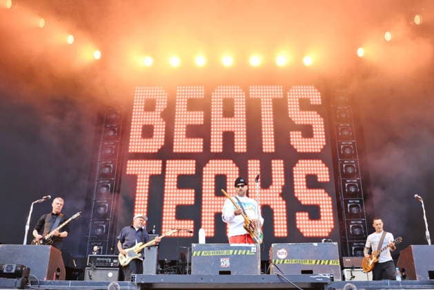 11.07.2026, Beatsteaks, Sänger Armin Teutoburg-Weiss, im Konzert live im Olympiastadion, Berlin, Musik, Berlin *** July 11, 2026, Beatsteaks, singer Armin Teutoburg Weiss, live in concert at the Olympic Stadium, Berlin, music, Berlin