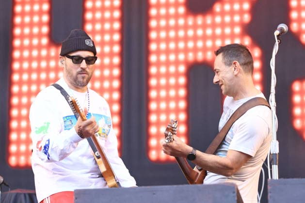 11.07.2026, Beatsteaks, Sänger Armin Teutoburg-Weiss, im Konzert live im Olympiastadion, Berlin, Musik, Berlin *** July 11, 2026, Beatsteaks, singer Armin Teutoburg Weiss, live in concert at the Olympic Stadium, Berlin, music, Berlin