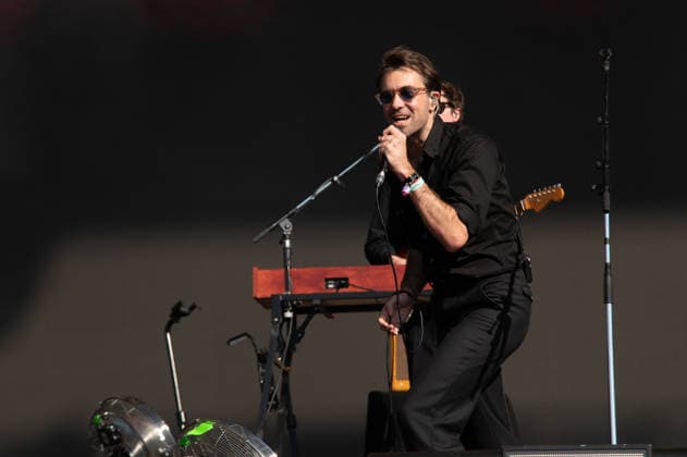 IPA86617635 - London: The Vaccines perform live at the BST Festival in Hyde Park. Pictured: Justin Young  Copyright: xCRISTINAxMASSEIx xx 86617635