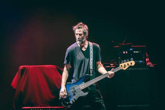 Music Concert - Dogstar - All In Now Tour 2026 Keanu Reeves play the bass during Dogstar - All In Now Tour 2026, Music Concert in Rome, Italy, July 11 2026 Rome Auditorium Parco della Musica Ennio Morricone Roma Italy Copyright: xTommasoxNotarangelox xLiveMediax LPM_2562576