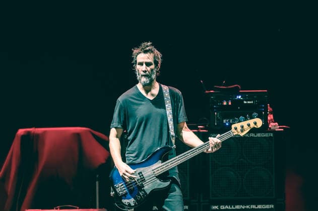 Music Concert - Dogstar - All In Now Tour 2026 Keanu Reeves play the bass during Dogstar - All In Now Tour 2026, Music Concert in Rome, Italy, July 11 2026 Rome Auditorium Parco della Musica Ennio Morricone Roma Italy Copyright: xTommasoxNotarangelox xLiveMediax LPM_2562580