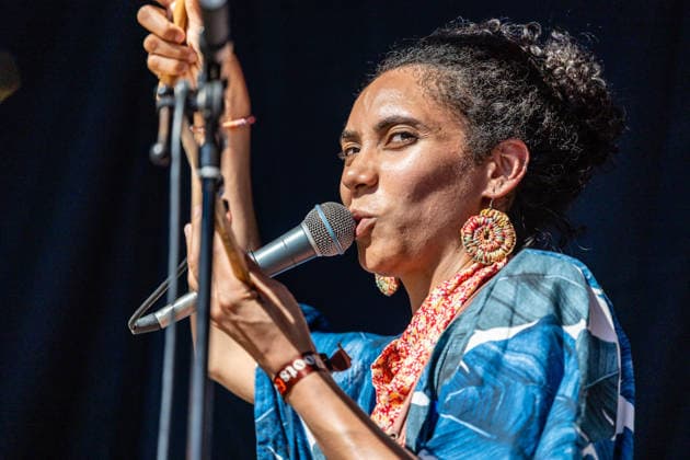 Zaynab Wilson live at Copenhagen Jazz Festival 2026 Copenhagen, Denmark. 11th, July 2026. The Canadian singer, composer and multi-instrumentalist Zaynab Wilson performs a live concert at Den Rode Plads as part of Copenhagen Jazz Festival 2026 in Copenhagen. Denmark, Copenhagen, Den Rode Plads  Copyright: xGonzalesxPhoto ErlingxBrodersenx